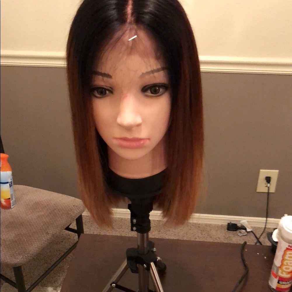 Ombré blonde bob wig